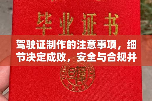 南涧驾驶证制作的注意事项，细节决定成败，安全与合规并重